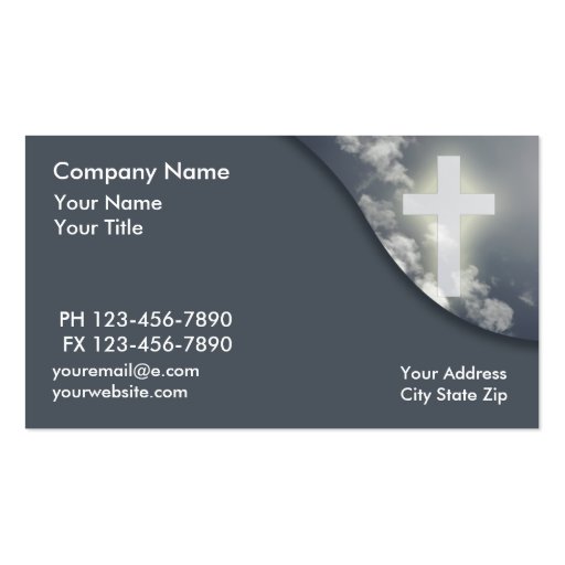 Tarjetas de visita cristianas