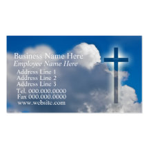 Tarjetas de visita cristianas evangélicas