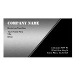 Tarjetas de visita de aluminio cepilladas