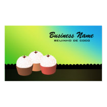 Tarjetas de visita de Beijinho de Coco tarjetas de negocio