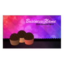 Tarjetas de visita de Brigadeiro tarjetas de negocio