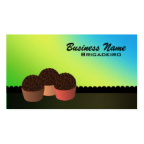 Tarjetas de visita de Brigadeiro tarjetas de negocio
