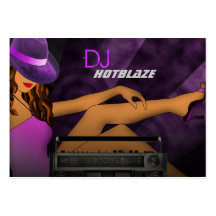 Tarjetas de visita de DJ