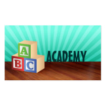 Tarjetas de visita de la academia tarjetas de negocio