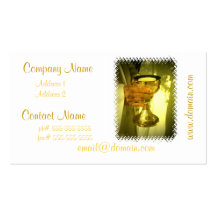 Tarjetas de visita de la cáliz