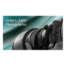 Tarjetas de visita de la fotografía