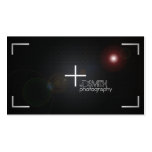 Tarjetas de visita de la fotografía