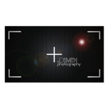 Tarjetas de visita de la fotografía