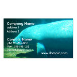 Tarjetas de visita de la natación del Manatee