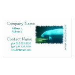 Tarjetas de visita de la natación del Manatee