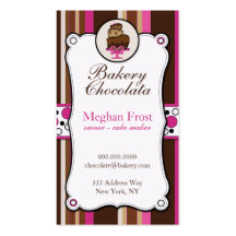 Tarjetas de visita de la sobrecarga del chocolate 