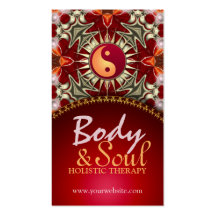 Tarjetas de visita de la yoga de Reiki de la edad 