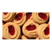 Tarjetas de visita de las galletas de torta dulce 