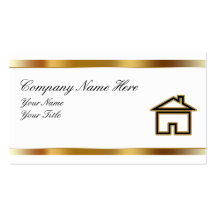 Tarjetas de visita de las propiedades inmobiliaria