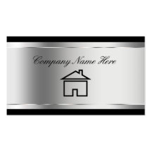 Tarjetas de visita de las propiedades inmobiliaria