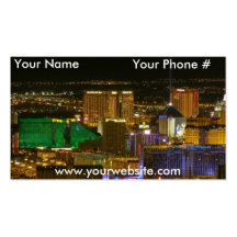 Tarjetas de visita de Las Vegas