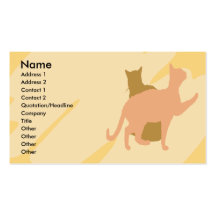 TARJETAS DE VISITA DE LOS GATOS