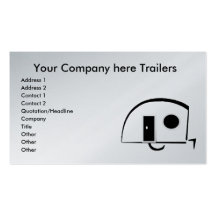 Tarjetas de visita de los remolques