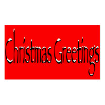 Tarjetas de visita de los saludos del navidad