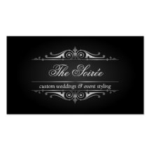 Tarjetas de visita de lujo del planificador de eve