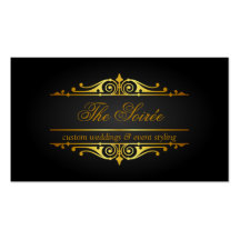 Tarjetas de visita de lujo del planificador de eve