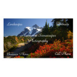 Tarjetas de visita de Shuksan del soporte
