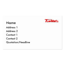 Tarjetas de visita de TowMate