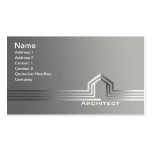 Tarjetas de visita del arquitecto