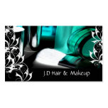 Tarjetas de visita del artista de maquillaje