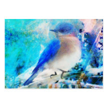 Tarjetas de visita del Bluebird