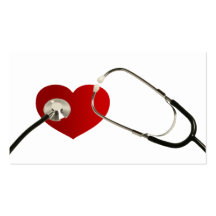 Tarjetas de visita del cardiólogo