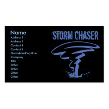 TARJETAS DE VISITA DEL CAZADOR DE LA TORMENTA