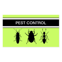 Tarjetas de visita del control de parásito