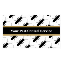 Tarjetas de visita del control de parásito