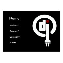 Tarjetas de visita del disc jockey