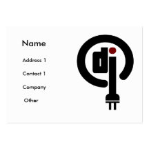 Tarjetas de visita del disc jockey