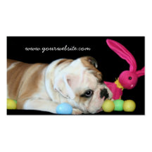 Tarjetas de visita del dogo de Pascua