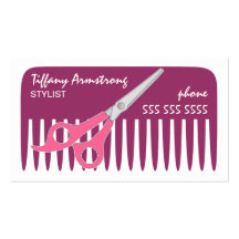 Tarjetas de visita del estilista/del peluquero