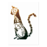 Tarjetas de visita del gato de Steampunk