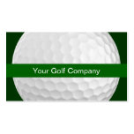 Tarjetas de visita del golf