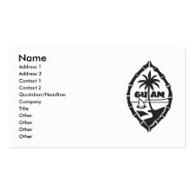 Tarjetas de visita del Guam-Sello