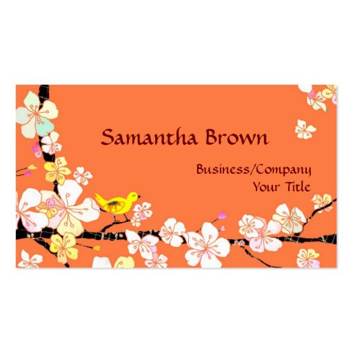 Tarjetas de visita del interiorista de Sakura