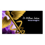 Tarjetas de visita del neurólogo