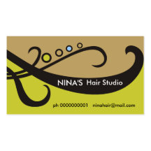 Tarjetas de visita del peluquero/del Hairstylist