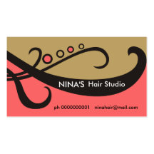 Tarjetas de visita del peluquero/del Hairstylist