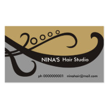 Tarjetas de visita del peluquero/del Hairstylist