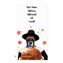 Tarjetas de visita del perro del boxeador de la ac
