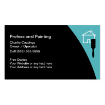 Tarjetas de visita del pintor