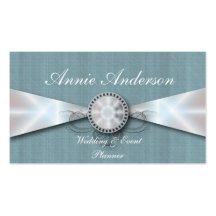 Tarjetas de visita del planificador del boda del a