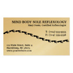 Tarjetas de visita del Reflexologist del Reflexolo